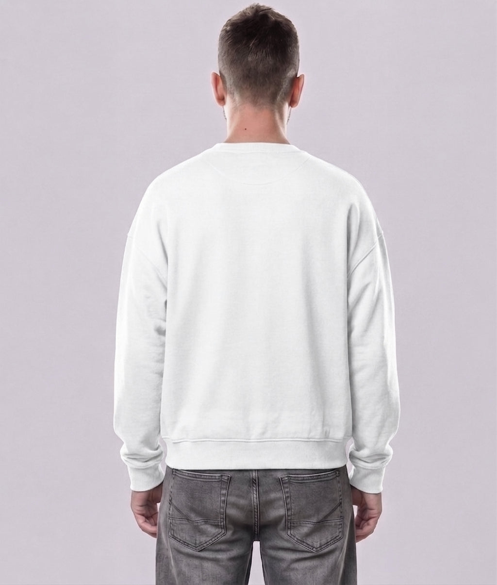 FELPA GIROCOLLO UNISEX IT S NEVER TOO LATE FOR FUN