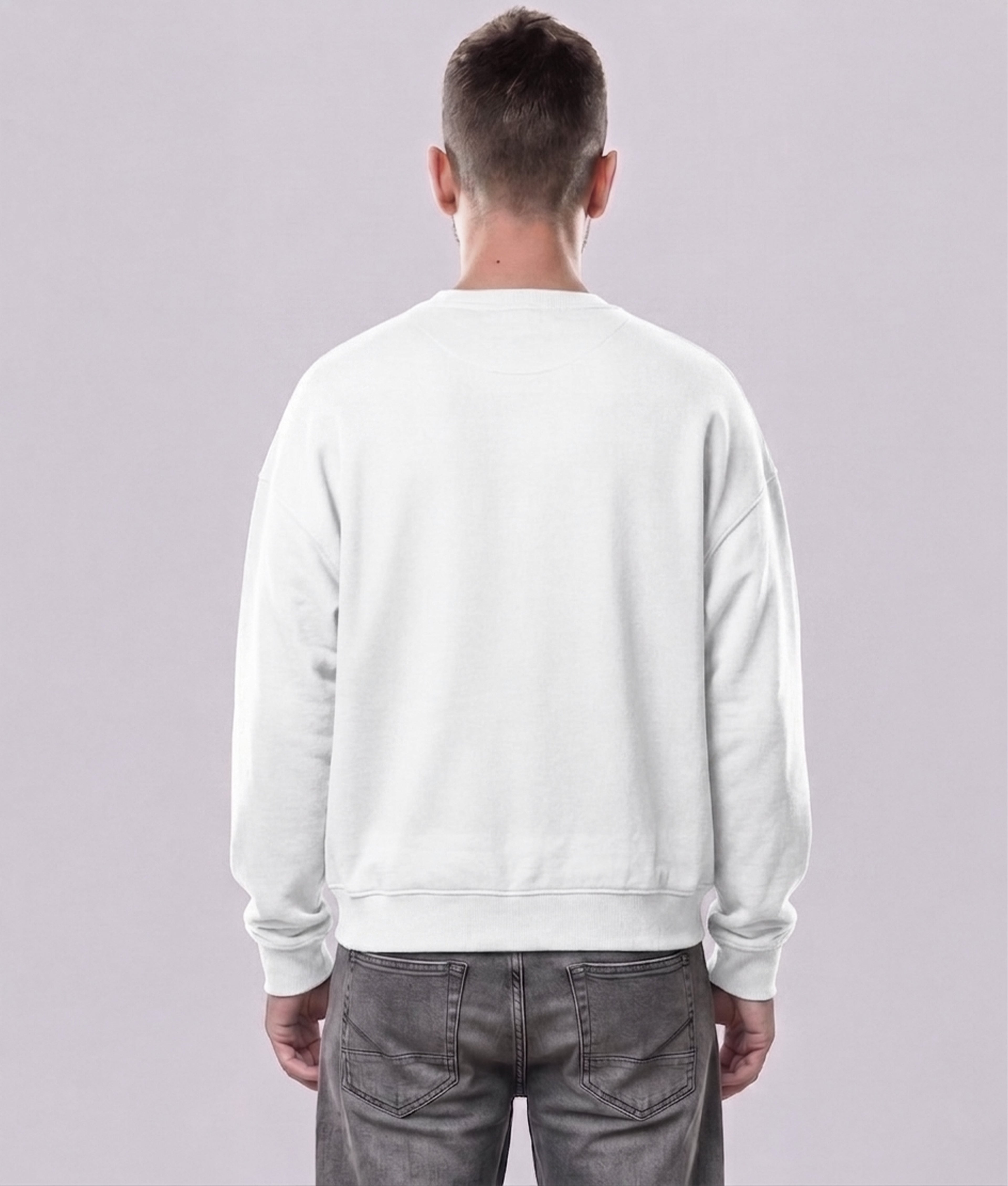 FELPA GIROCOLLO UNISEX IT S NEVER TOO LATE FOR FUN