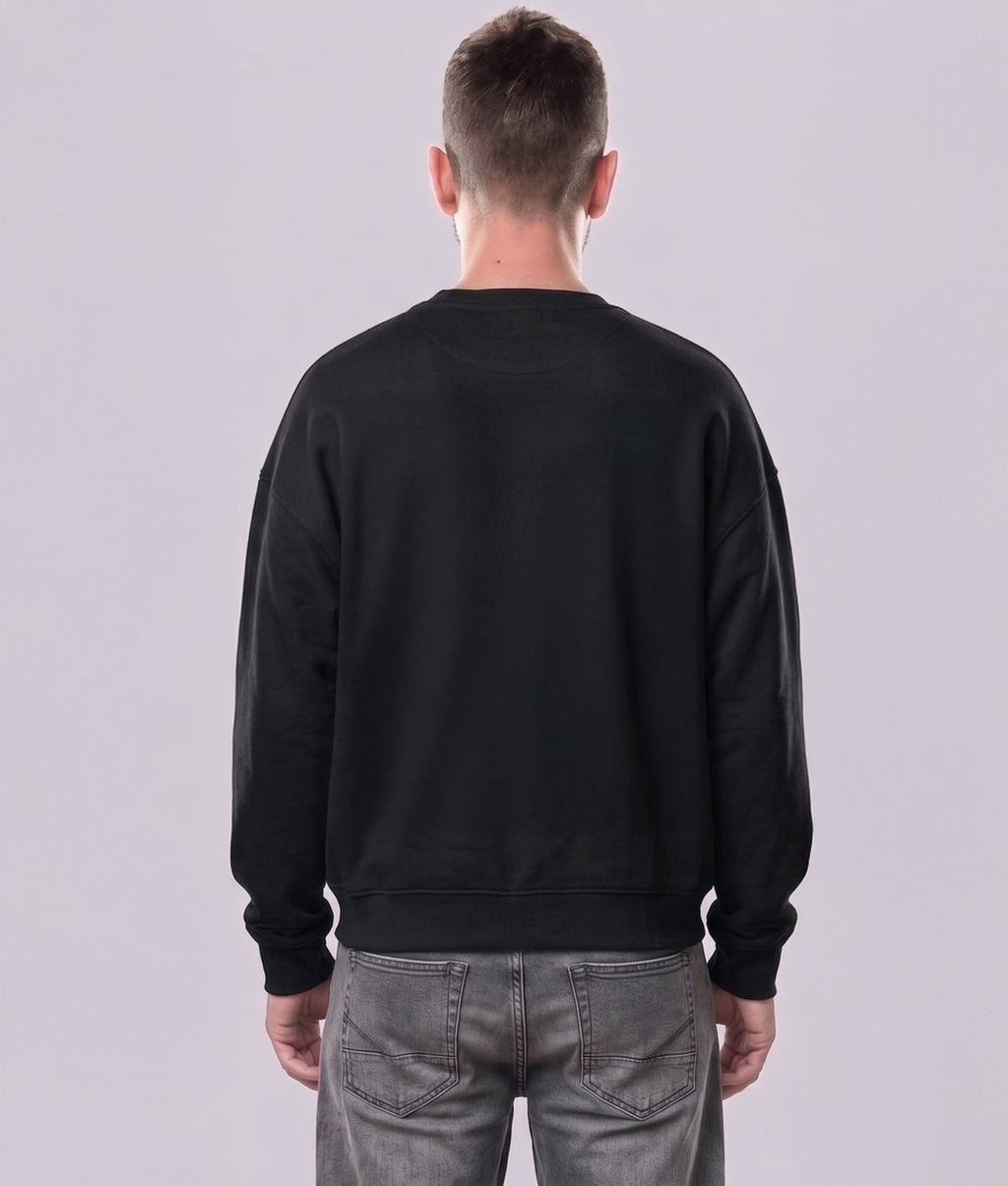 FELPA GIROCOLLO UNISEX IT S NEVER TOO LATE FOR FUN